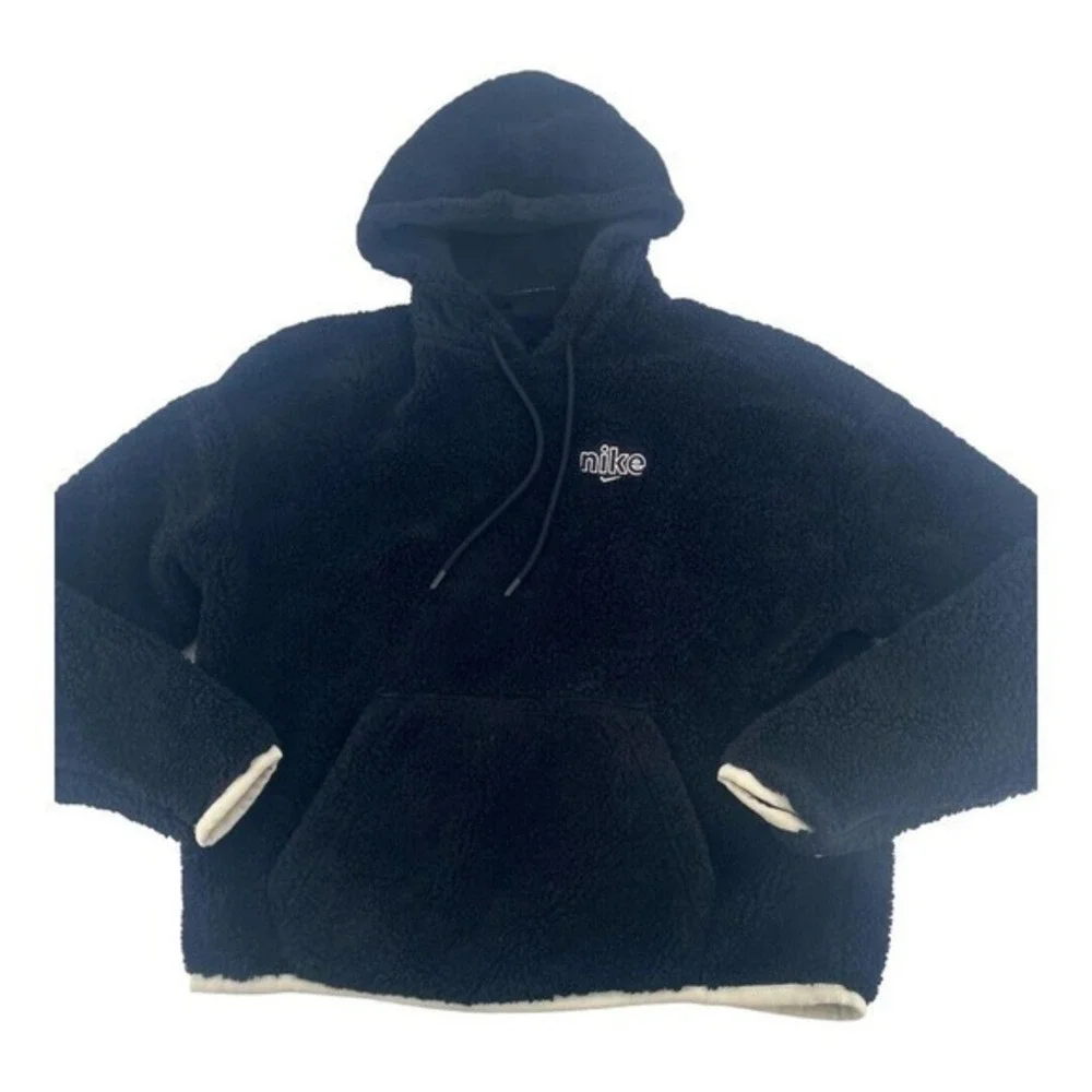 Nike Black Nubby Fleece Hoodie Women’s‎ XS